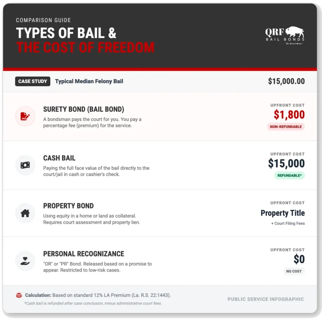 median felony bail usa 2022 infographic