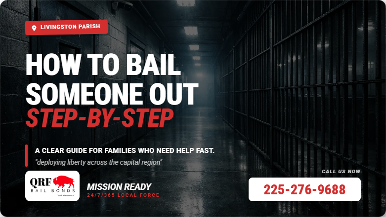 guide how to bailsomeone out qrf bail bonds