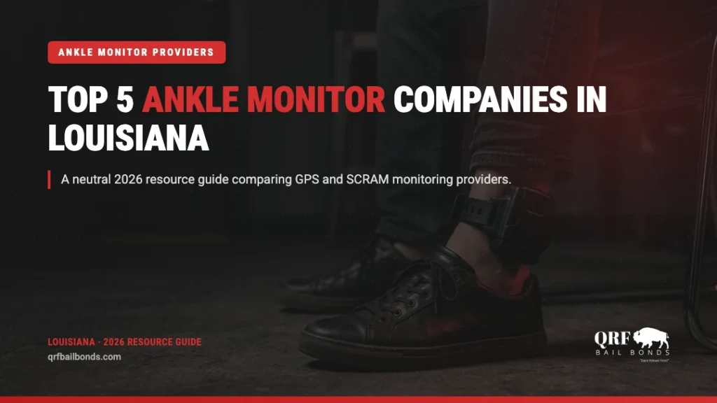 Electronic GPS ankle monitor on a person's ankle